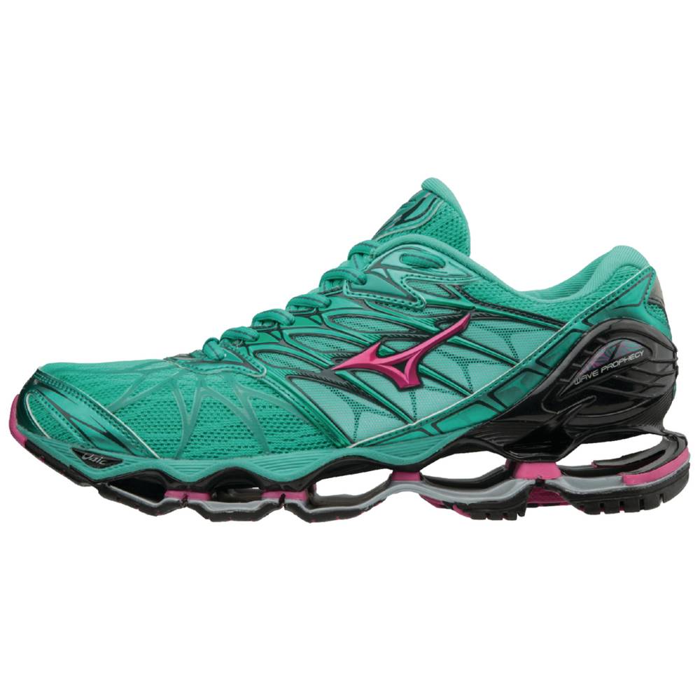 Zapatillas Running Mizuno Wave Prophecy 7 Mujer Verde España QKSU-06938